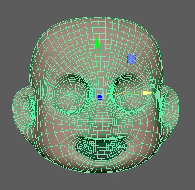 head of dude mesh